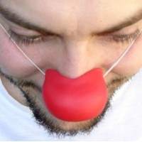 NASO ROSSO CLOWN IN SILICONE – Mangiafuoco Shop – Juggling e giochi  selezionati di qualità